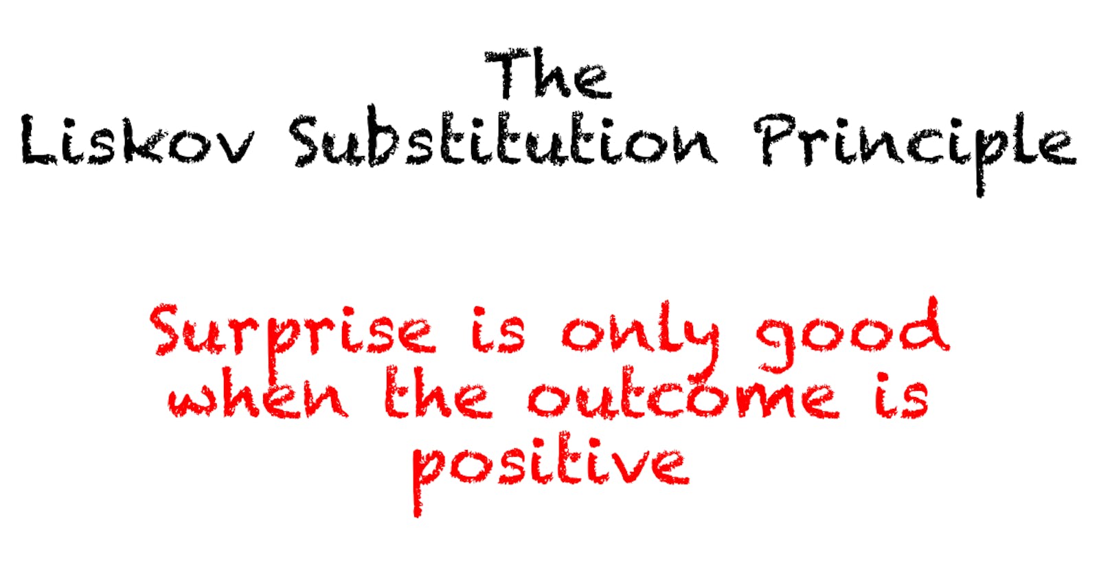 LSP - The Liskov Substitution Principle