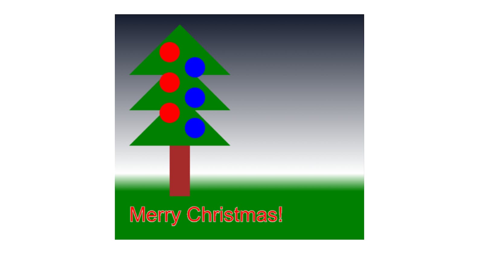 HTML Canvas Christmas tutorial - part 1: BASICS