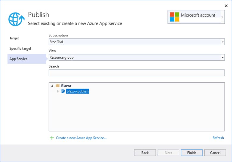 Login-into-your-Azure-account-and-choose-the-web-app-service.-Then-click-Publish.png