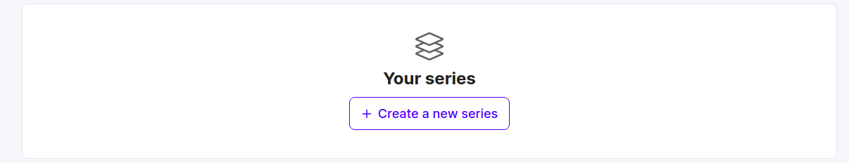 Create series button