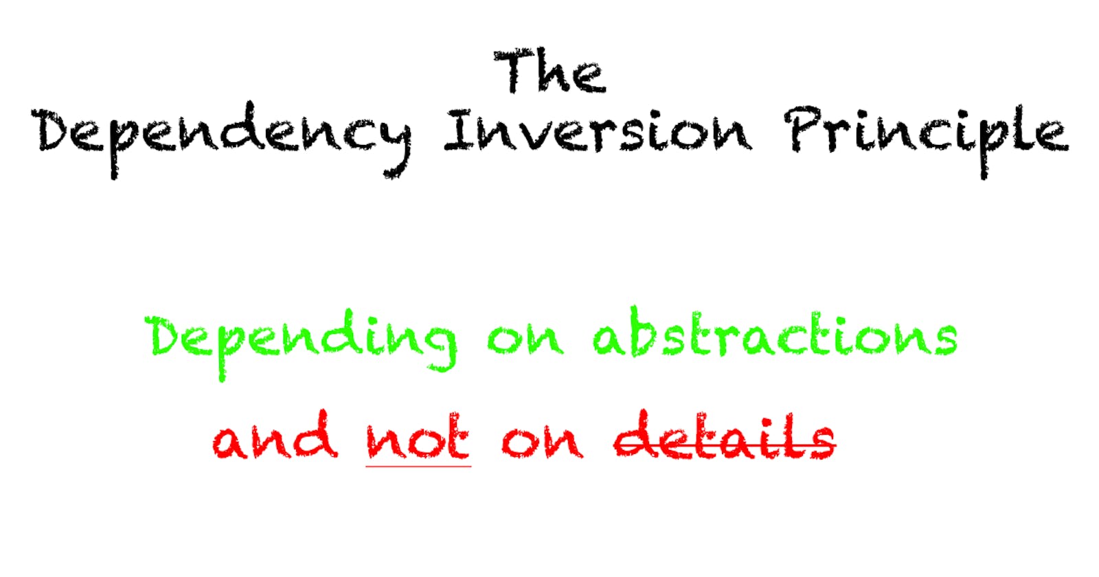 DIP - The Dependency Inversion Principle