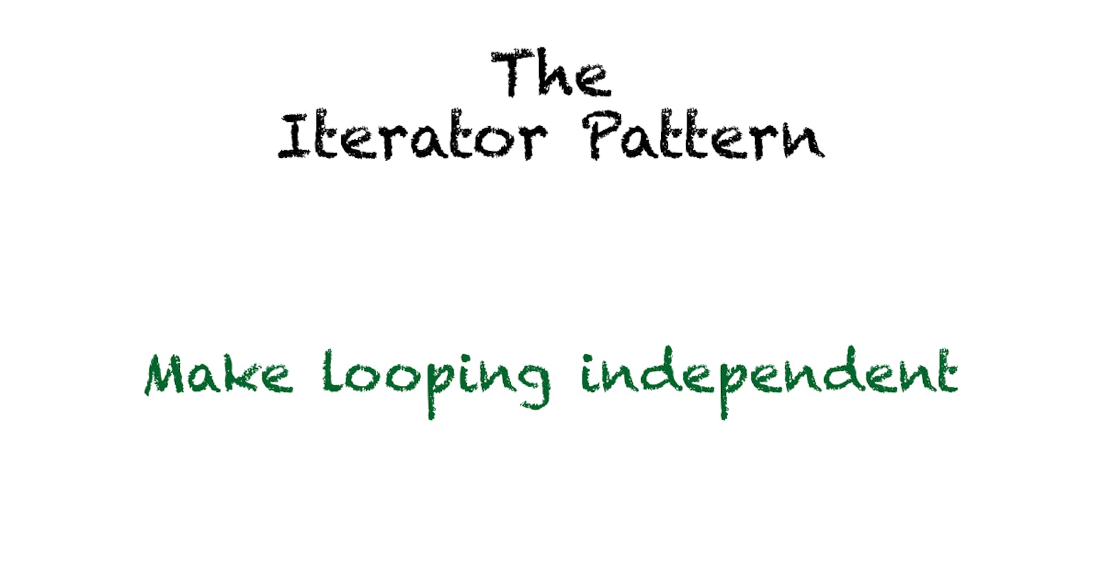 The Iterator Pattern