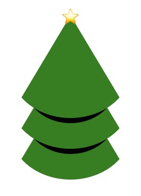 CSS Pseudo-element Christmas Tree