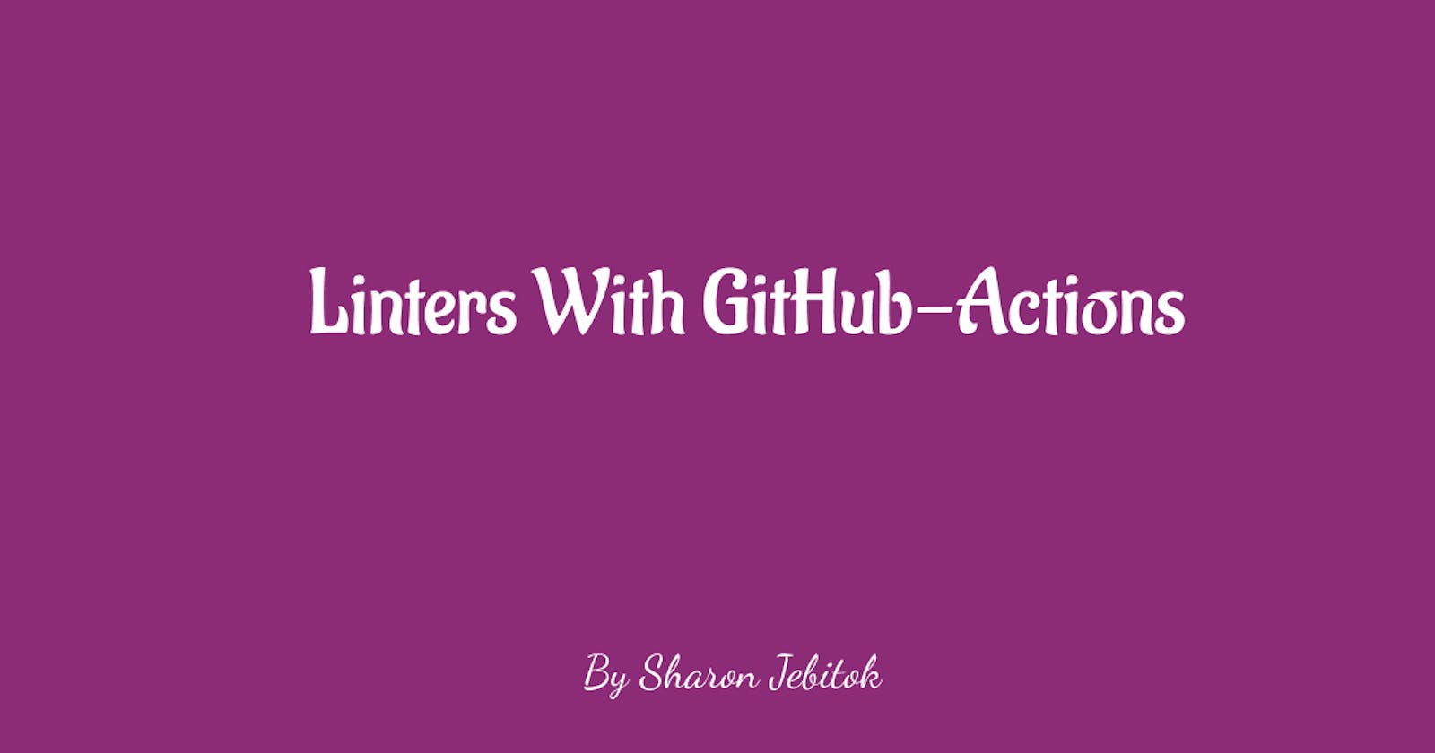 Linters by GitHub Actions
