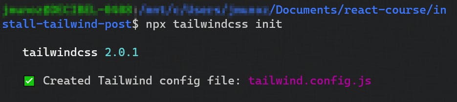 tailwind.config.js-successful