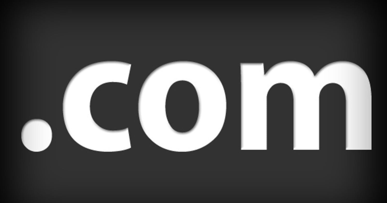 '.com'- The King Of TLDs ?