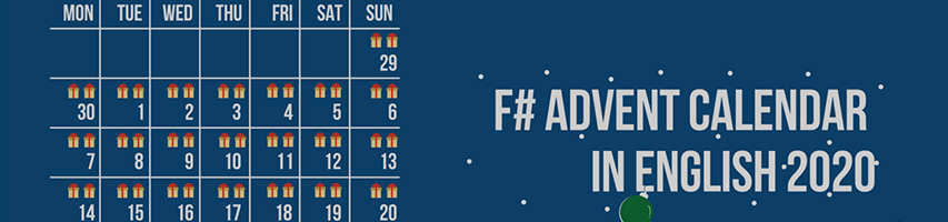 Banner for F# Advent Calendar in English