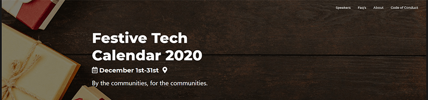 Banner for Festive Tech Calendar