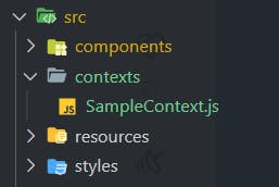 Sample directory structure for context