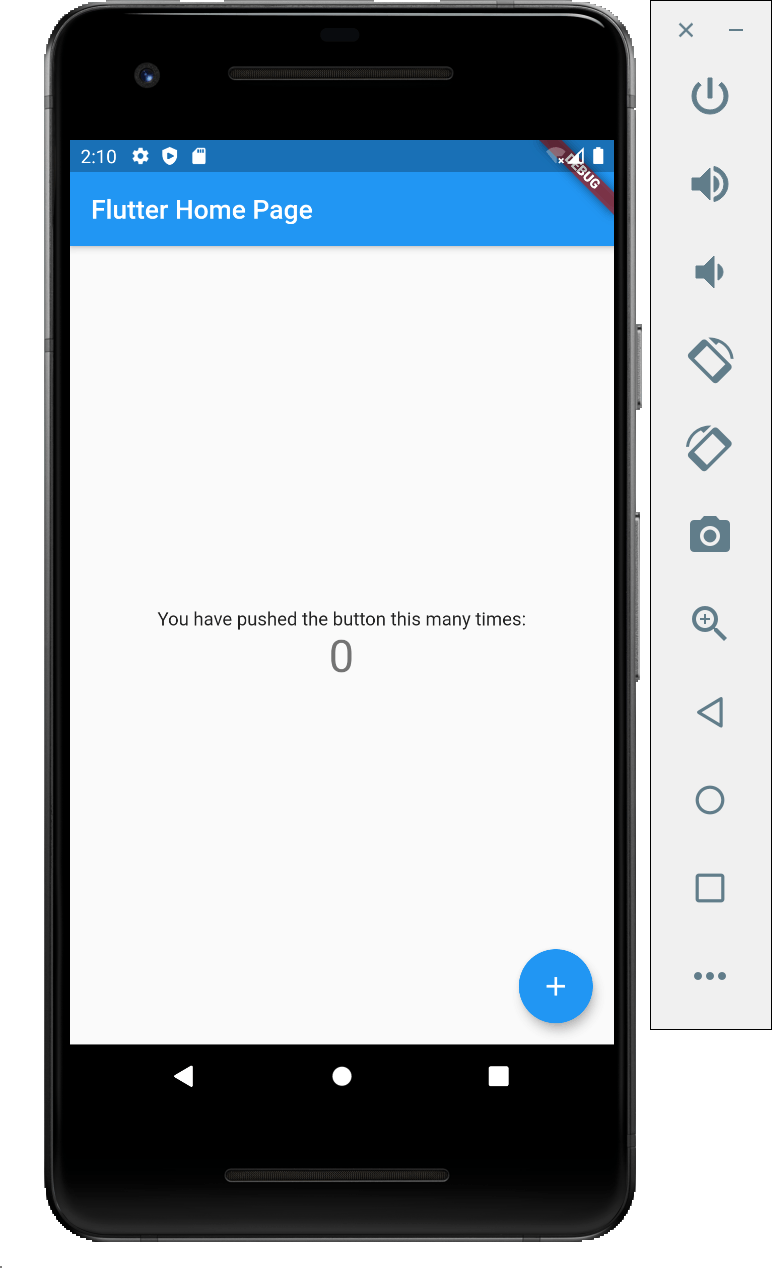 Android test app