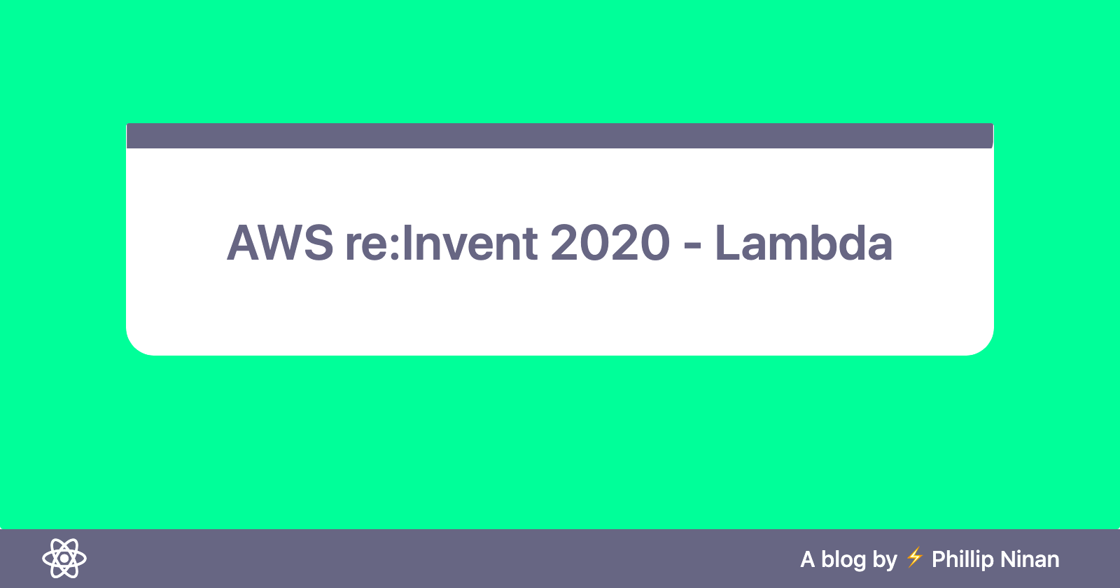 AWS re:Invent 2020 - Lambda