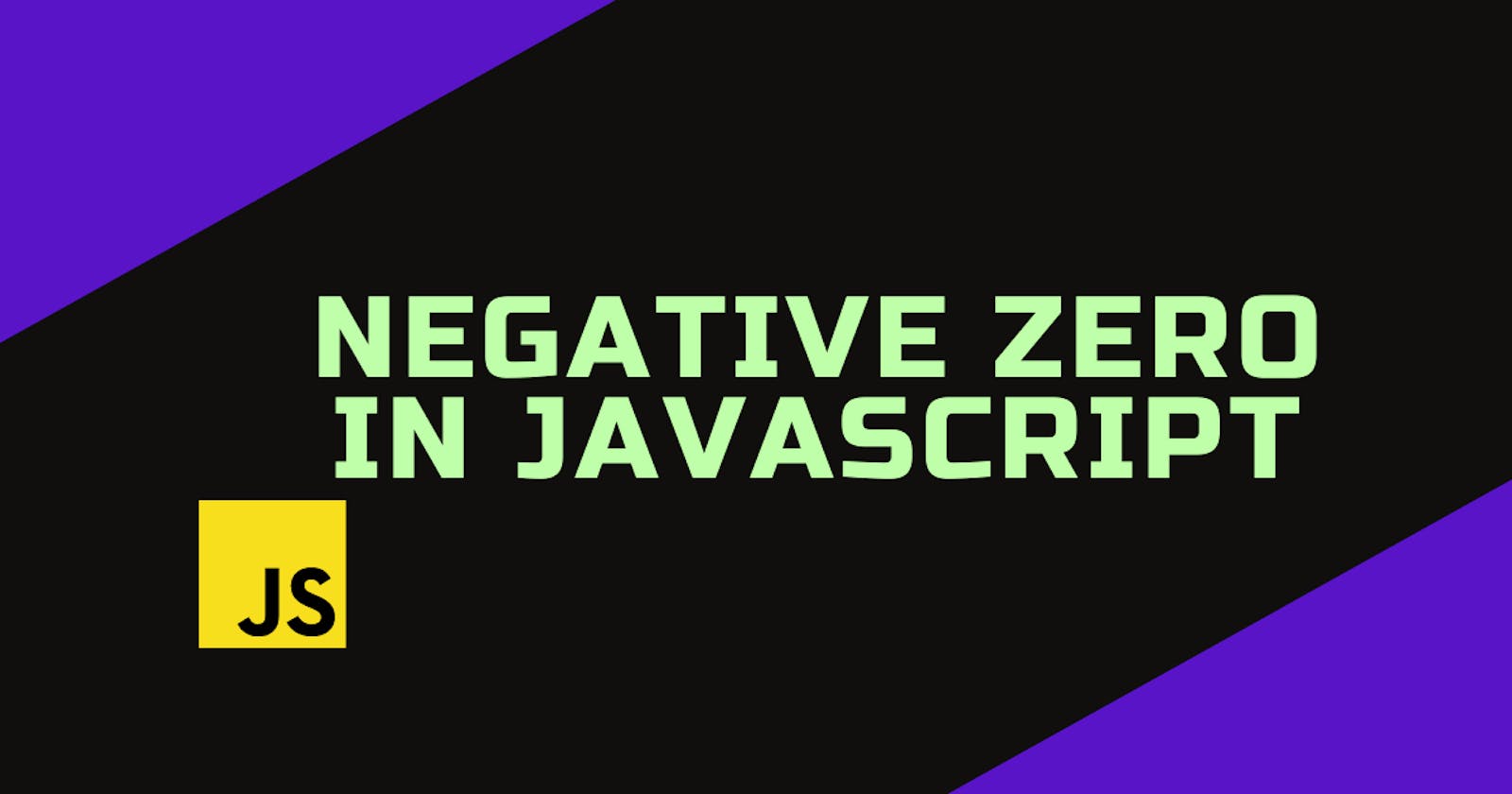 Negative zero in JavaScript