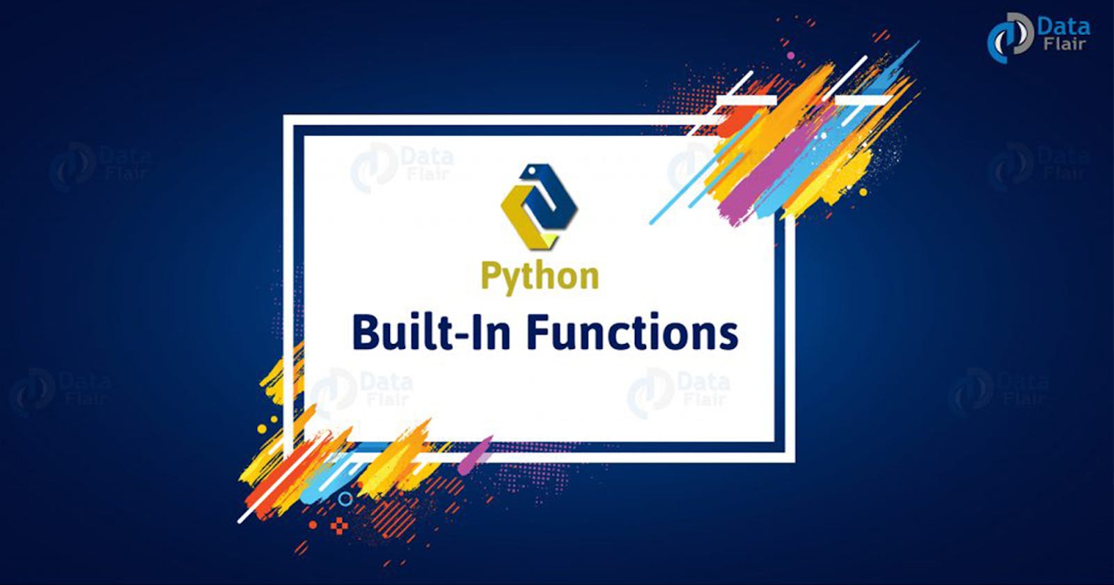 Very useful Built-in functions of Python - Part 1