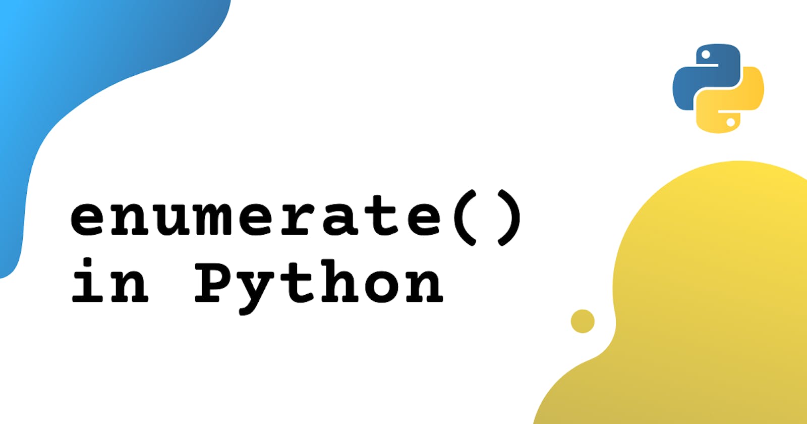 Enumerate in Python