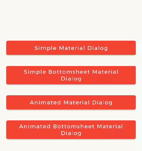 Animated Material Dialog