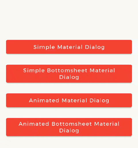 Animated Material Dialog