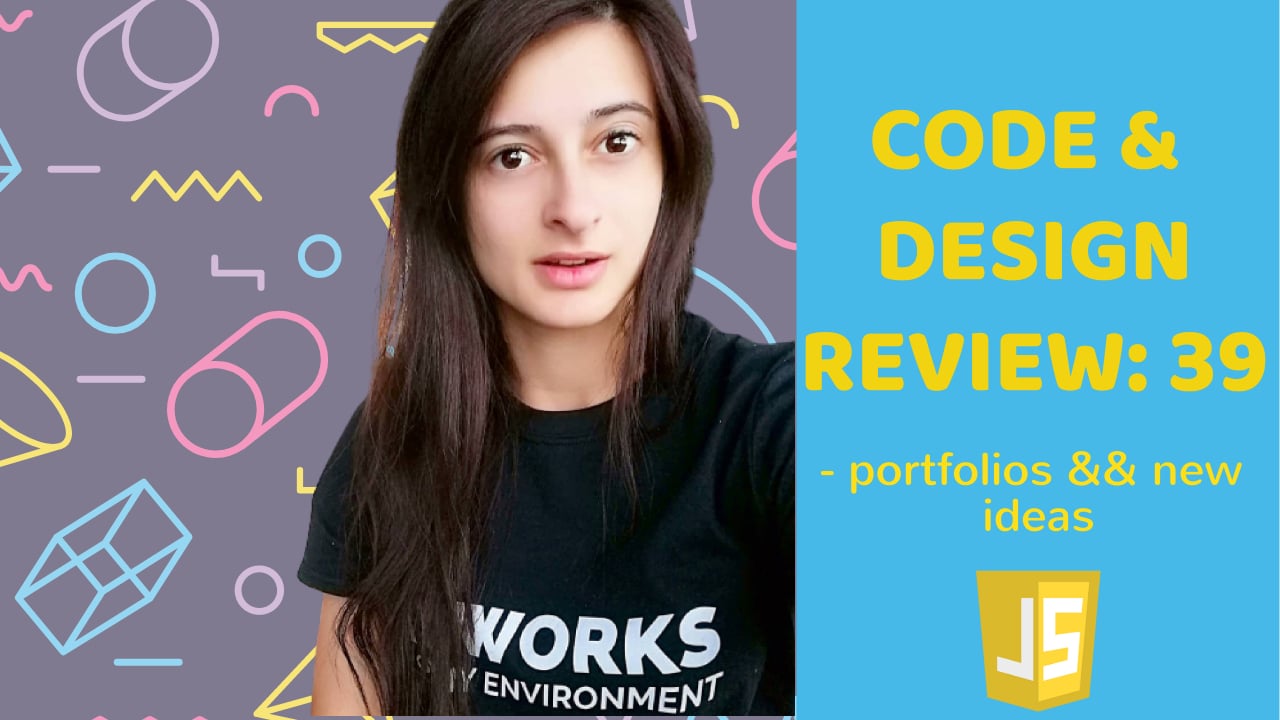 🔴Review 39: New Portfolios and Ideas!! | #elefDoesCode