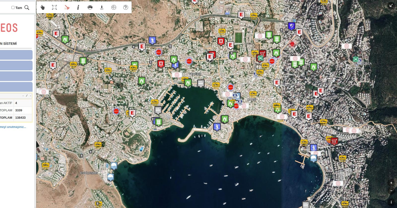 Türkiye'de belediyelerde Kent Bilgi Sistemleri KEOS