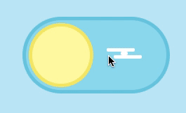 Sun to moon CSS animation