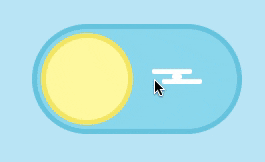 Sun to moon CSS animation