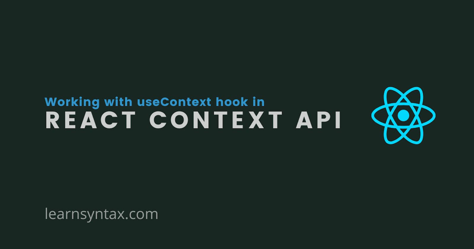 React Context API for handling global state