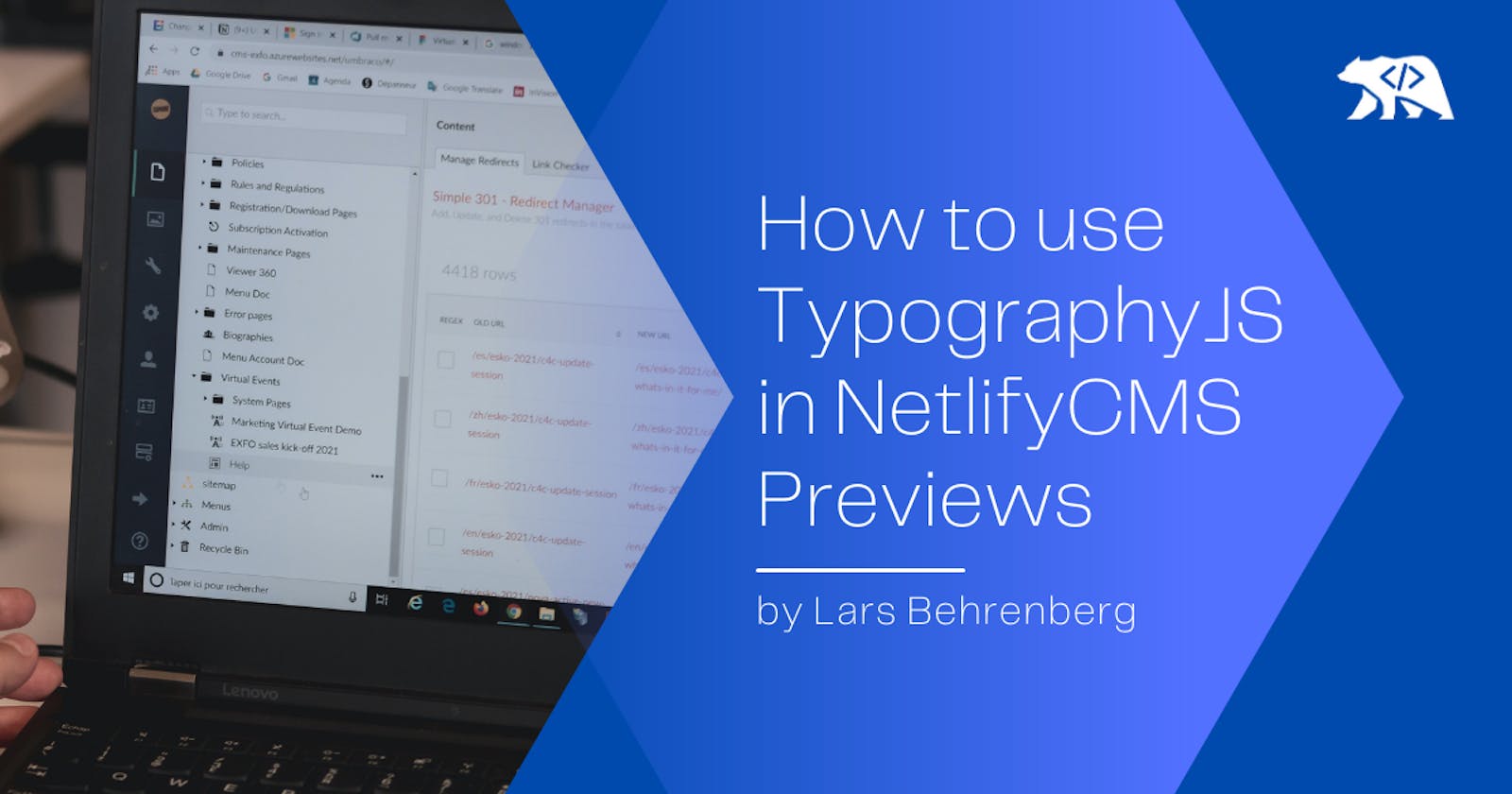 How to use TypographyJS in NetlifyCMS Previews