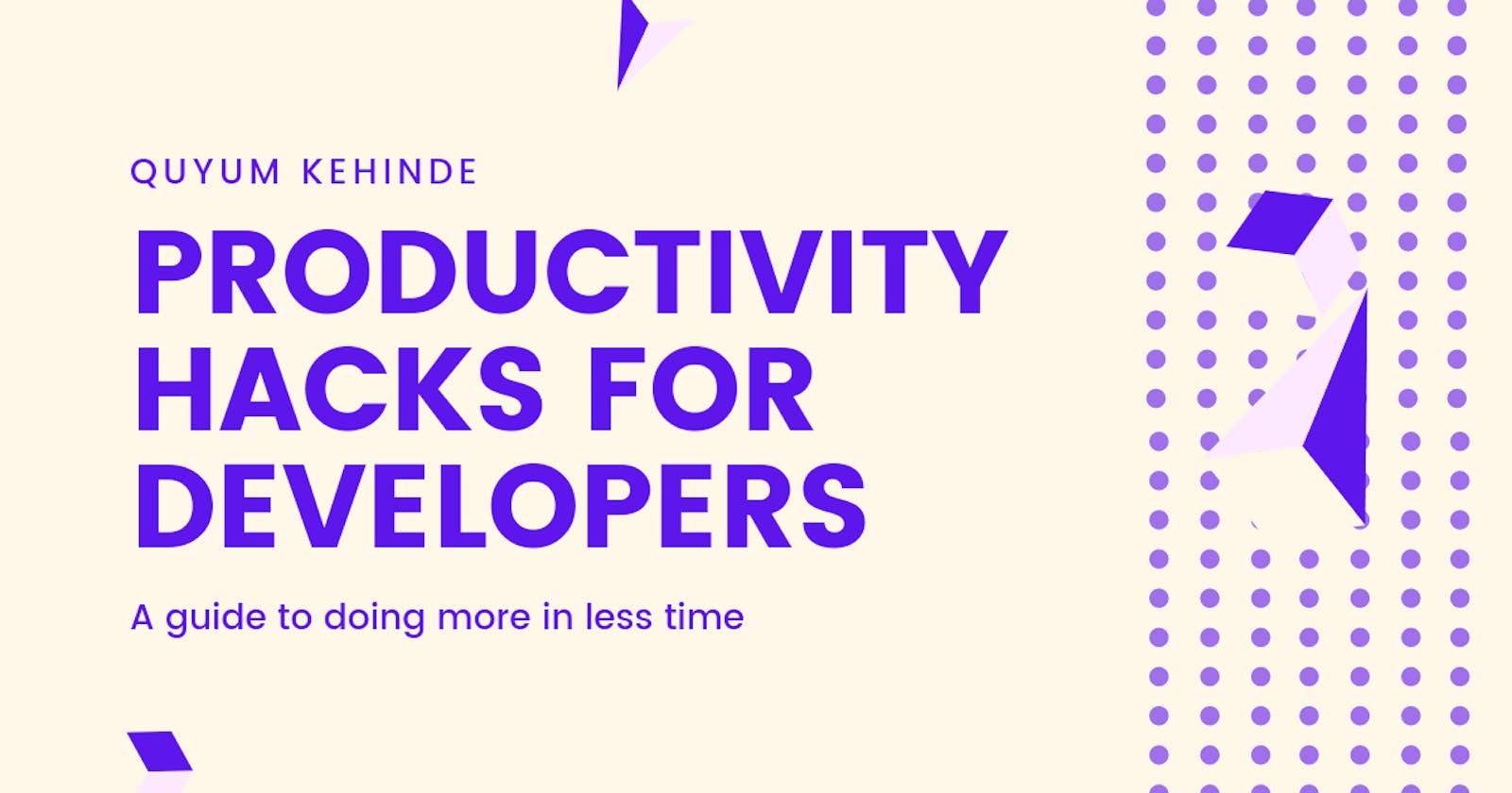 Productivity Hacks For Developers: Code More in Less Time