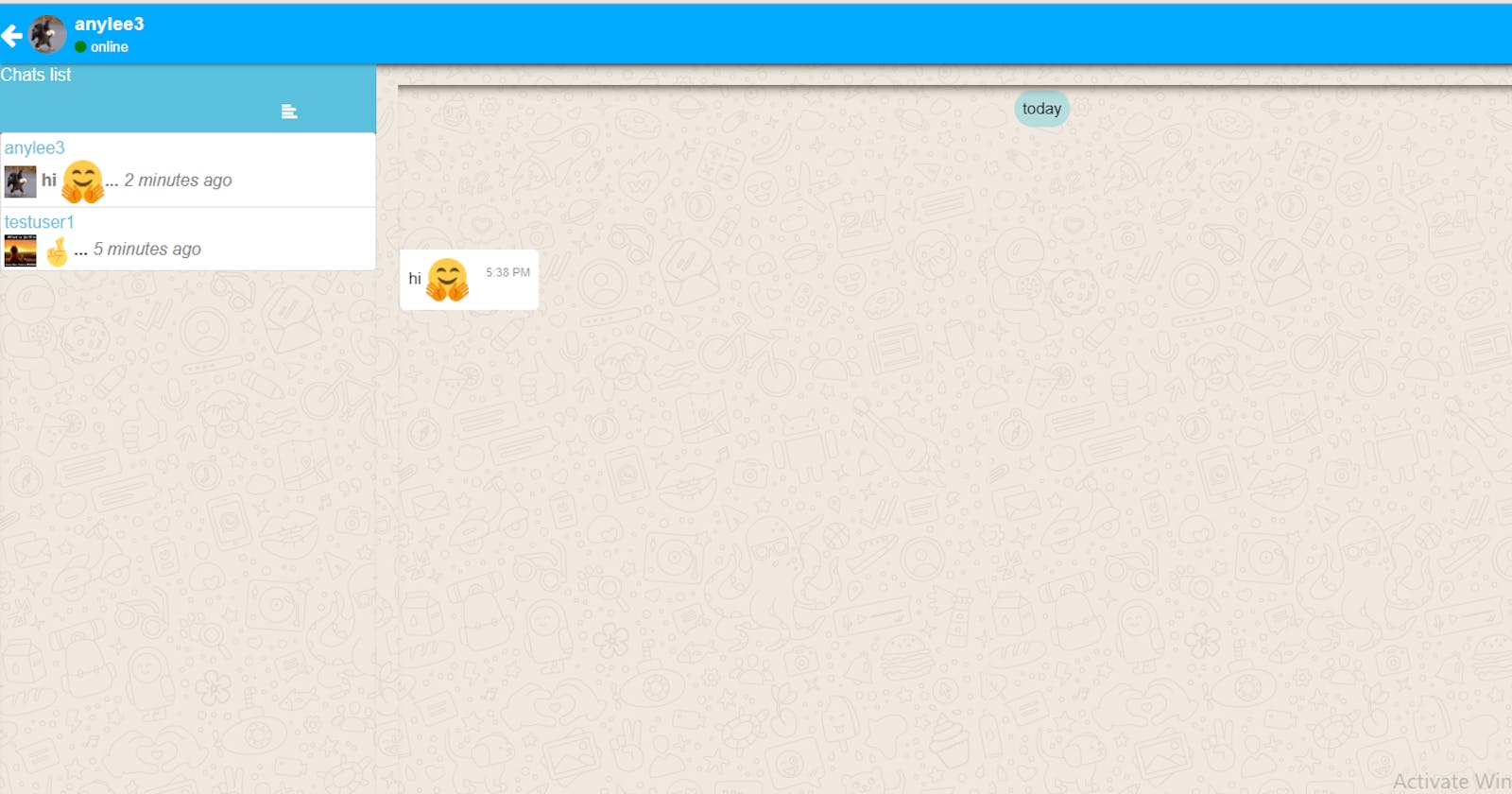 WhatsApp-like chat app in JS and PHP