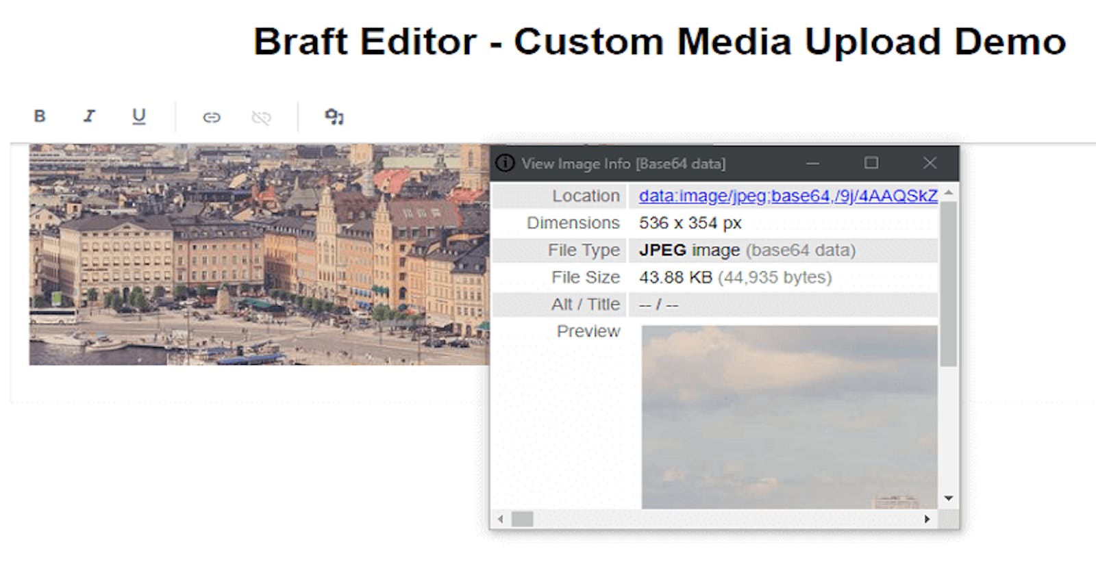 Braft Editor - Custom Media Upload and Validation