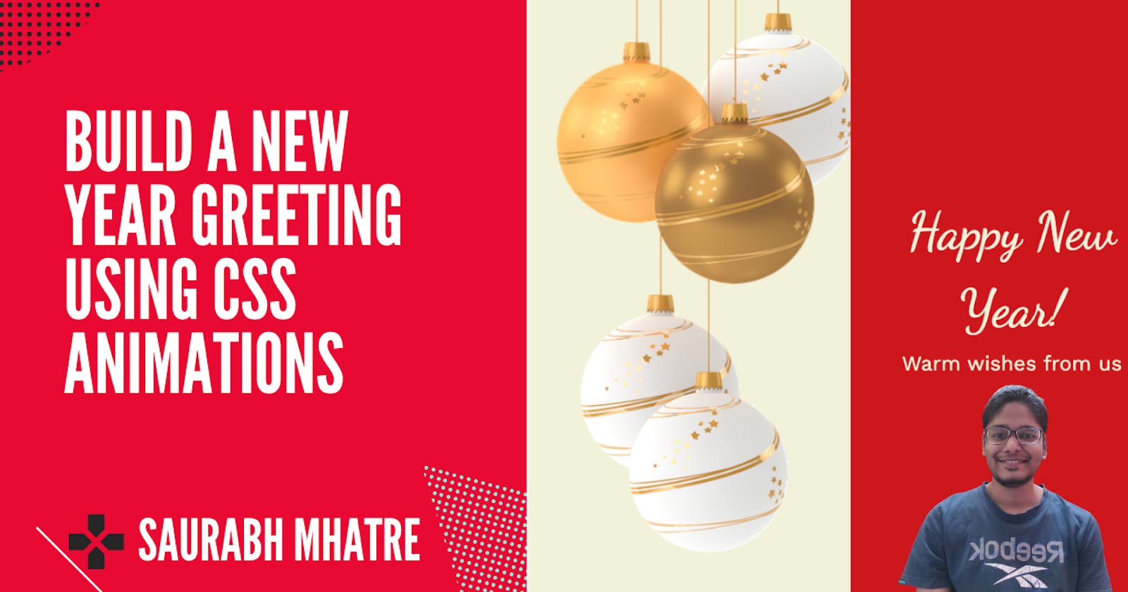 Learn how to build Christmas greeting using CSS Animations