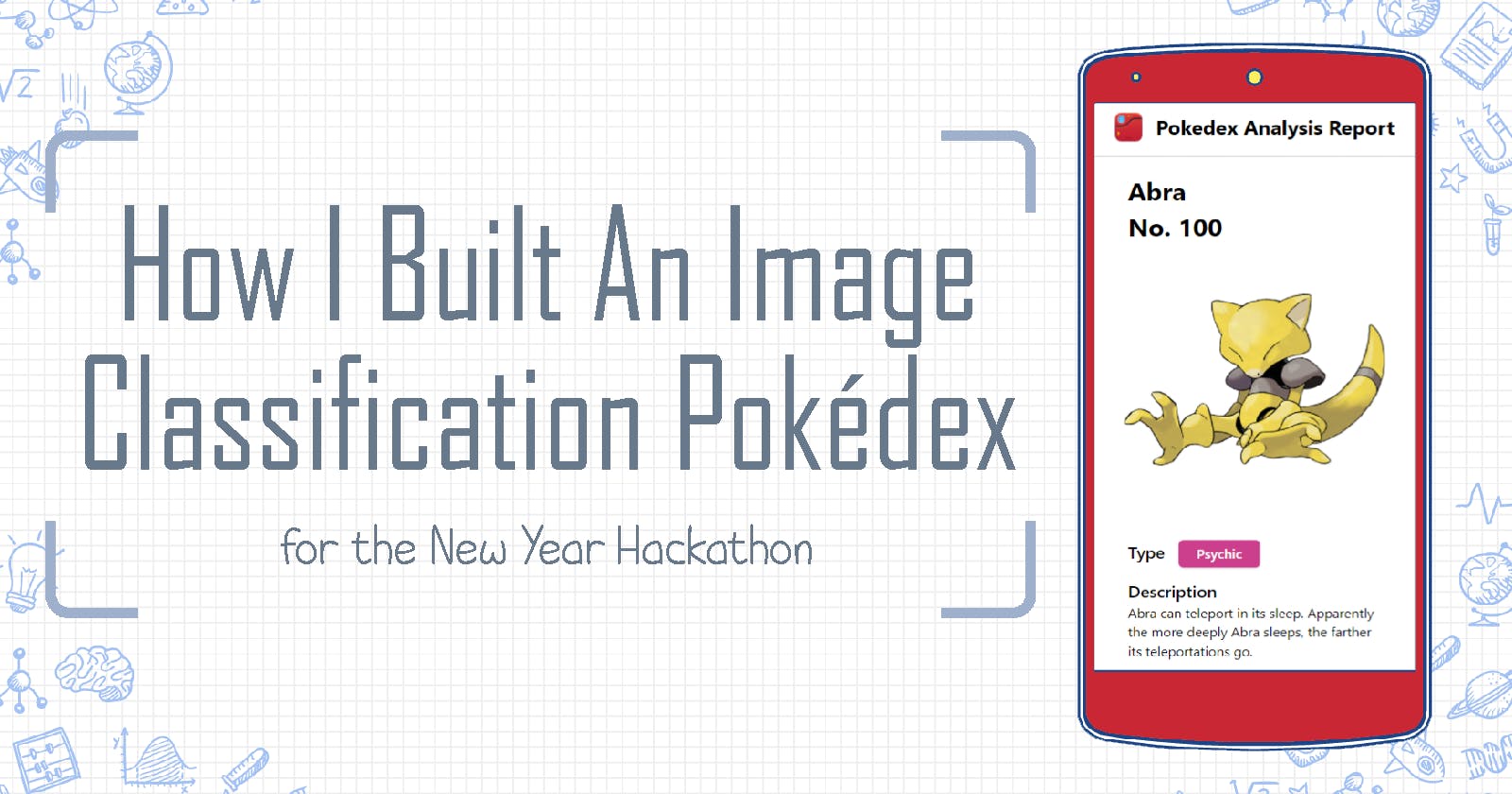 My New Year Hackathon Project: Image Classification Pokédex