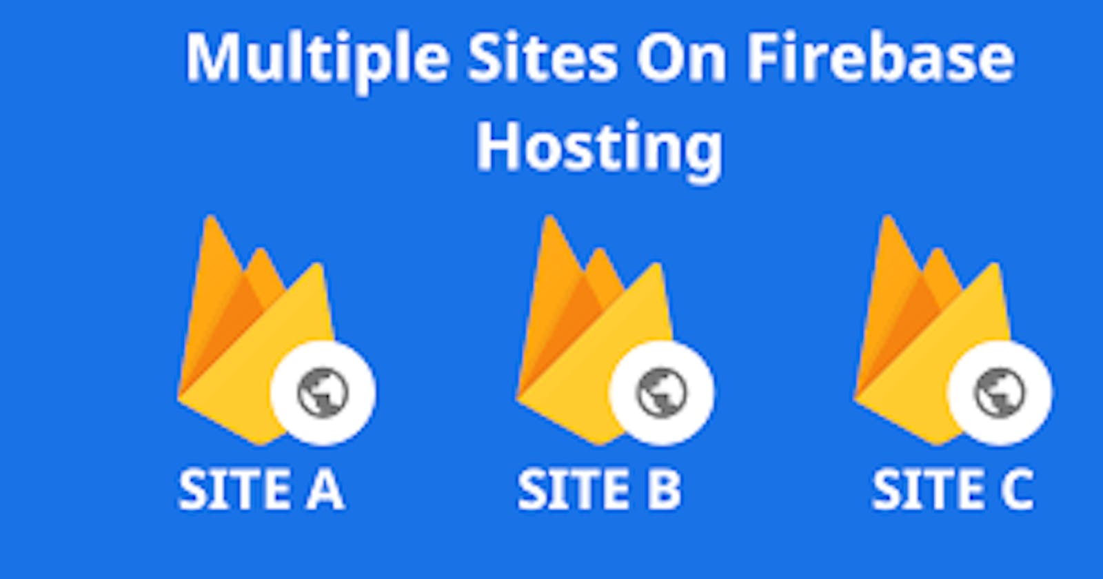 How to deploy multiple sites to firebase hosting?