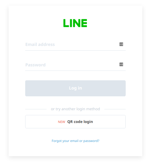 Login with LINE Account