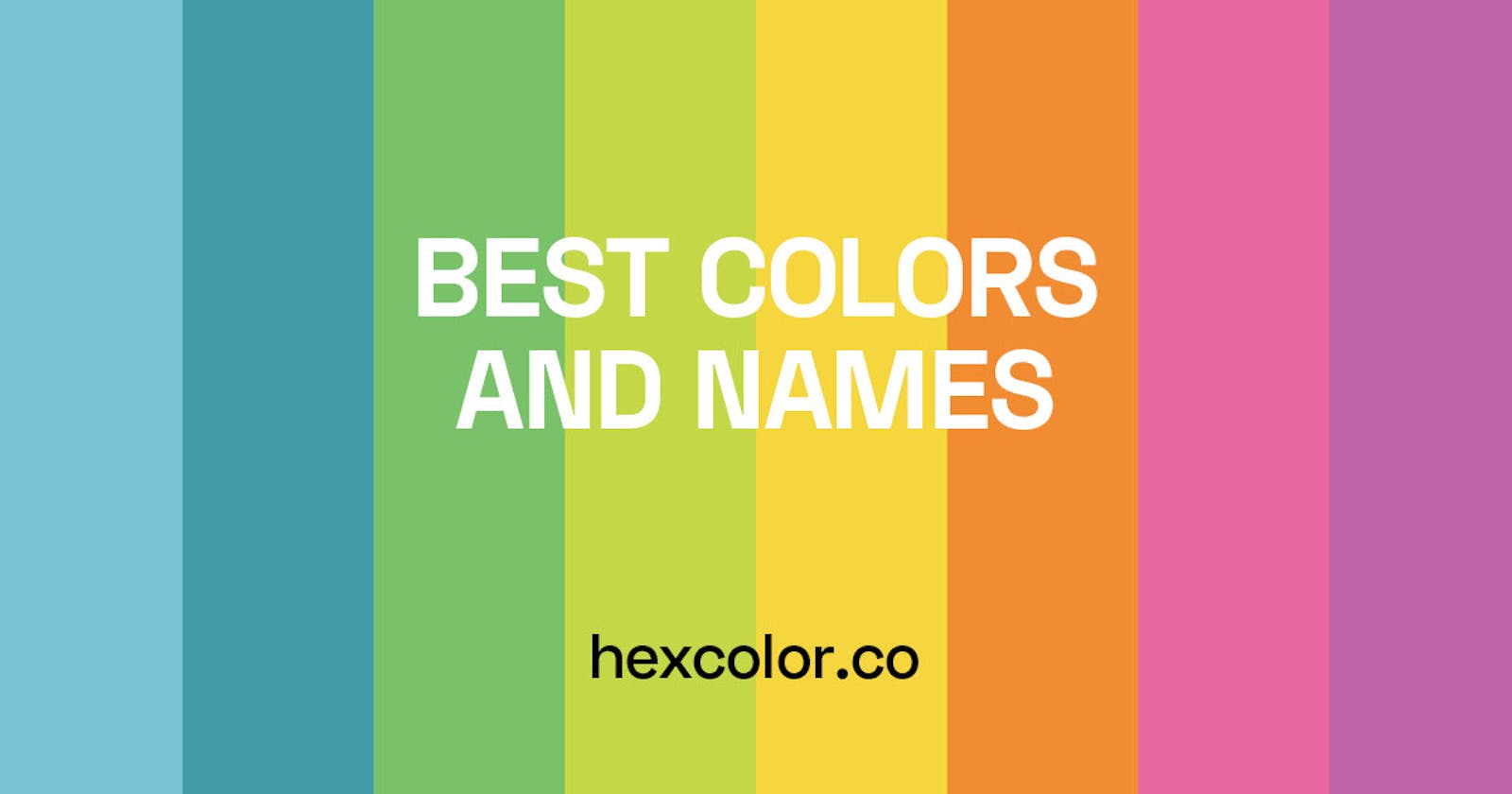 List of Colors with Color Names