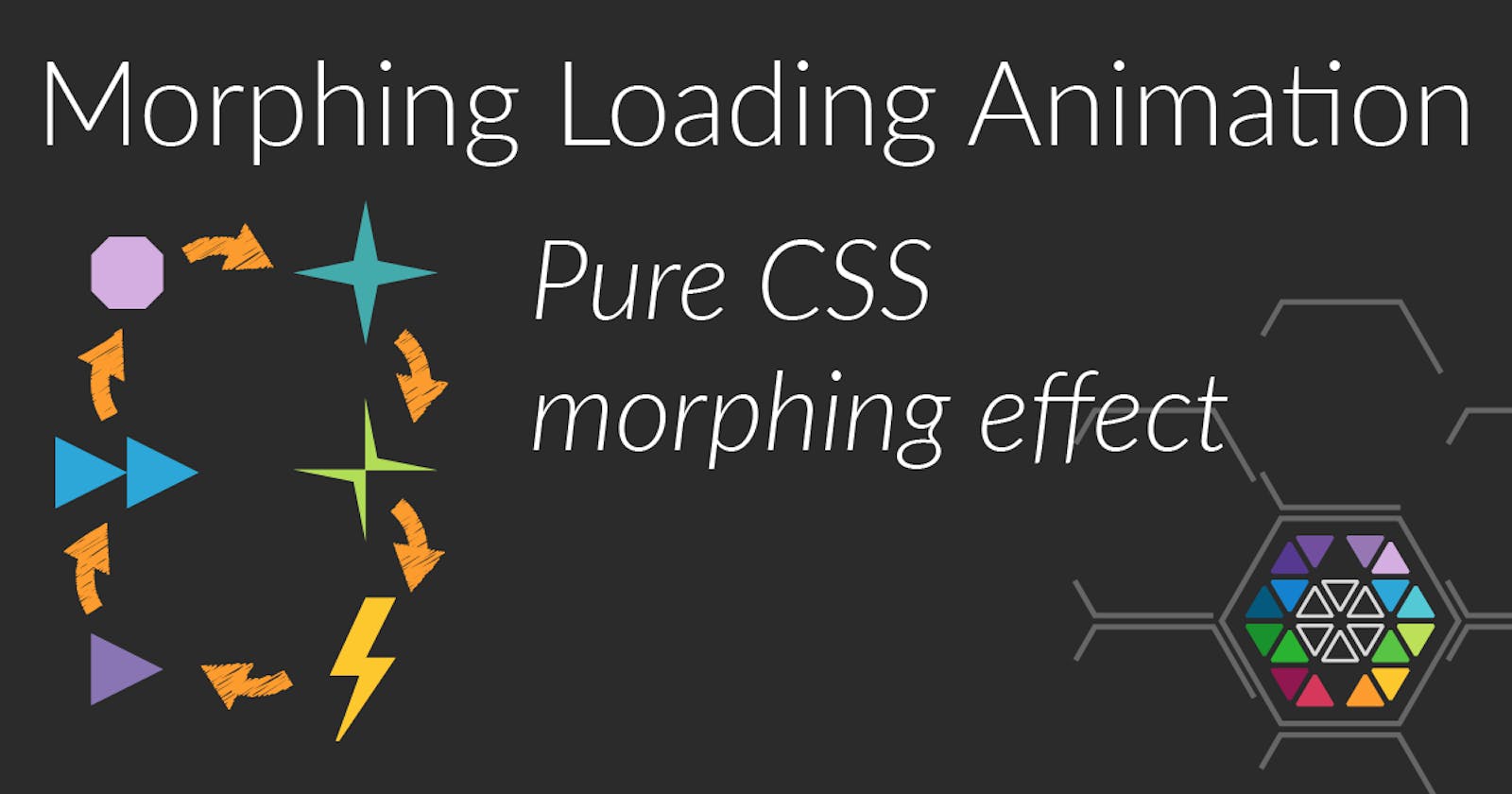 CSS Loading Animation - Morphing Icons Effect (clip-path, @keyframes)