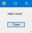 Hello World form