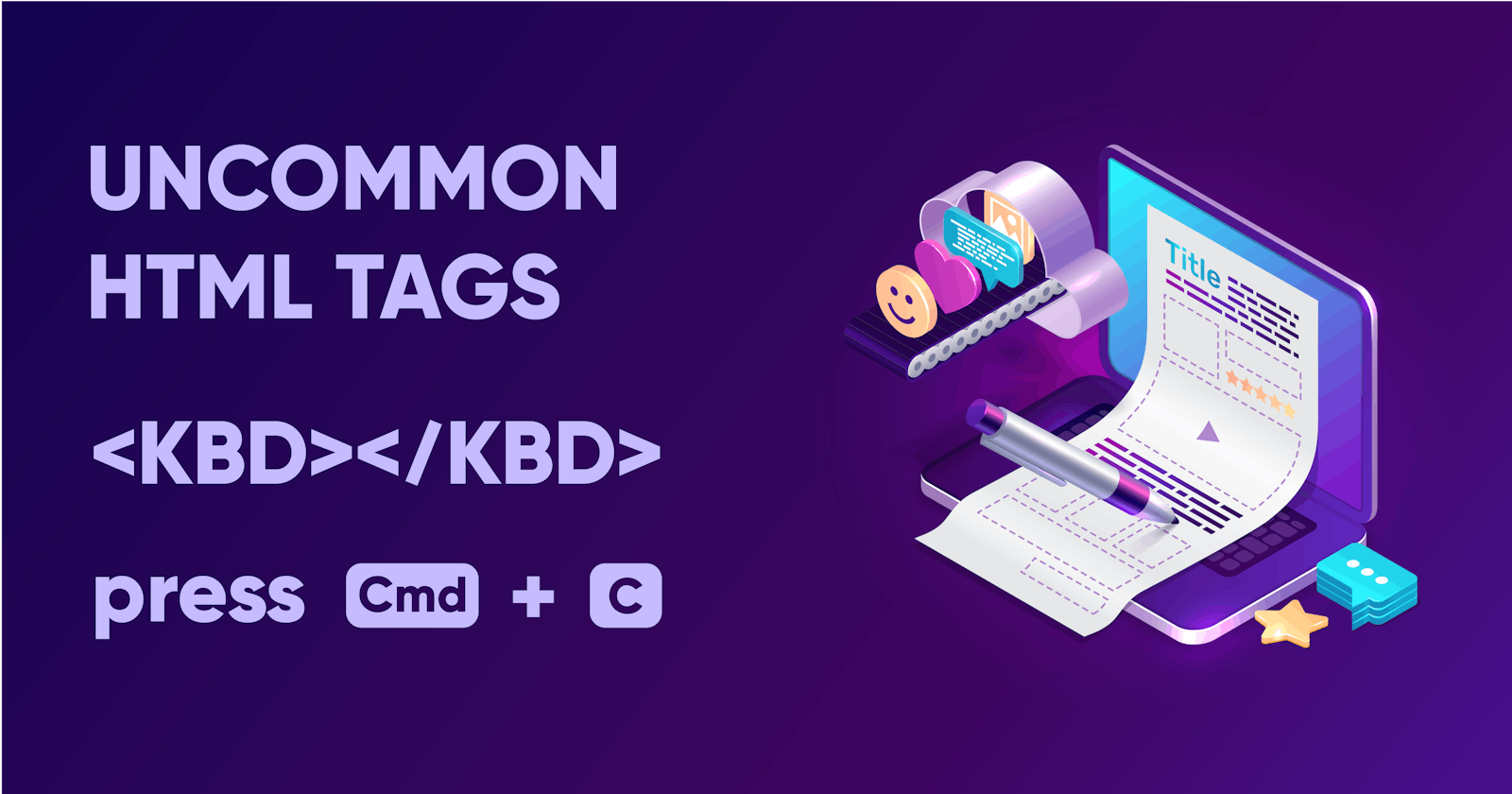 The kbd HTML Tag