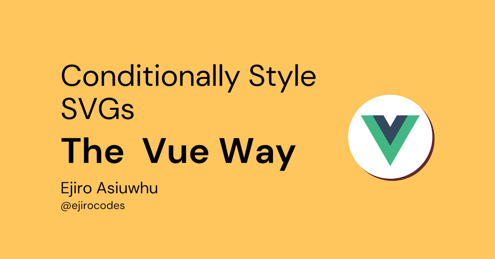 Conditionally Style SVGs The  Vue Way