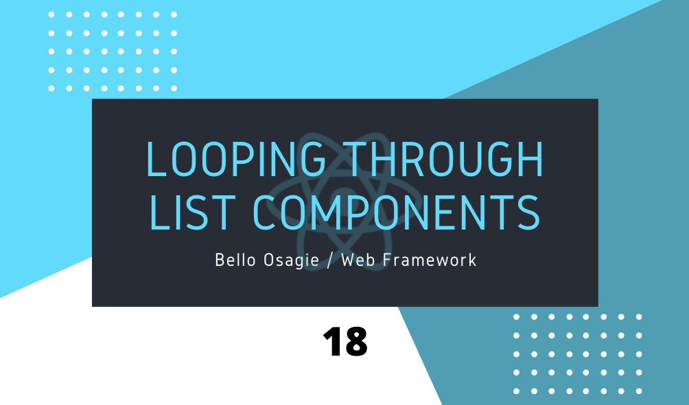 Looping through List components in React