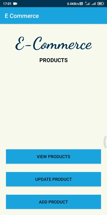 **Listing the products**