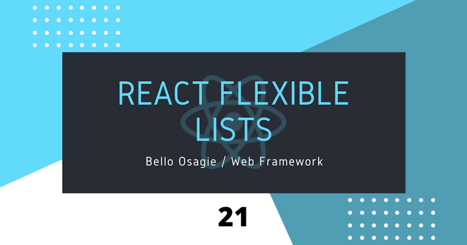 React Flexible Lists