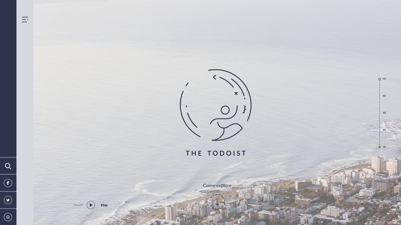 The Todoist homepage