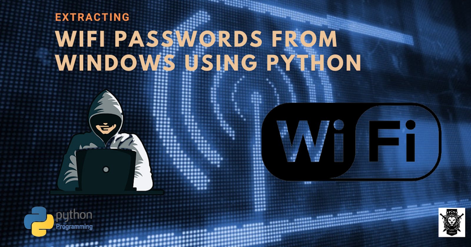 Extracting wifi password with python