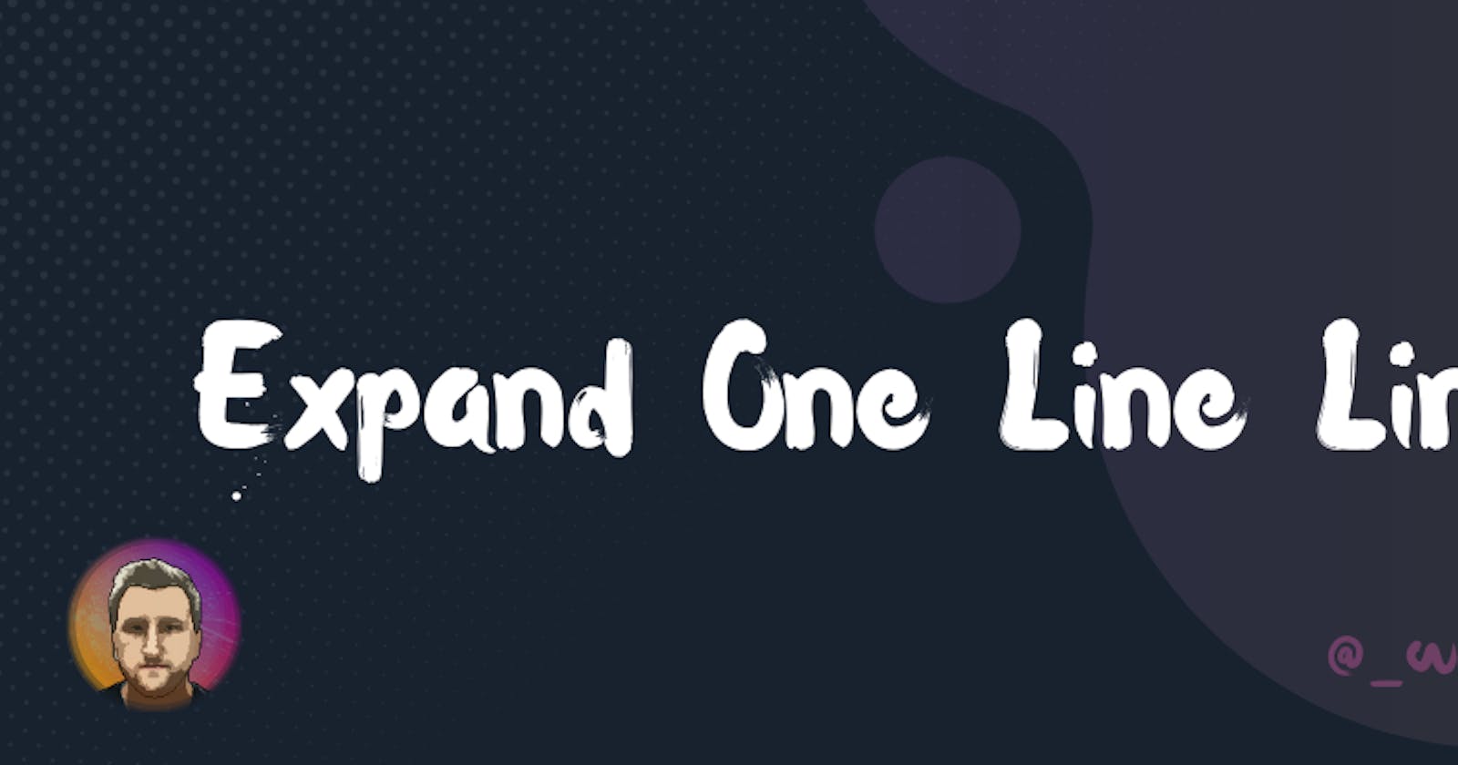 Expand One Line Links 🔗