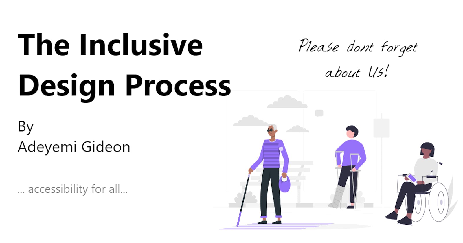 The Inclusive design Process