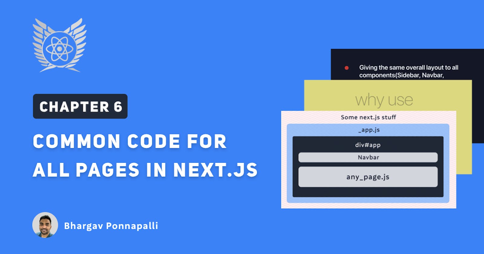 #6 Adding common code for all pages in Next.js - Delightful React