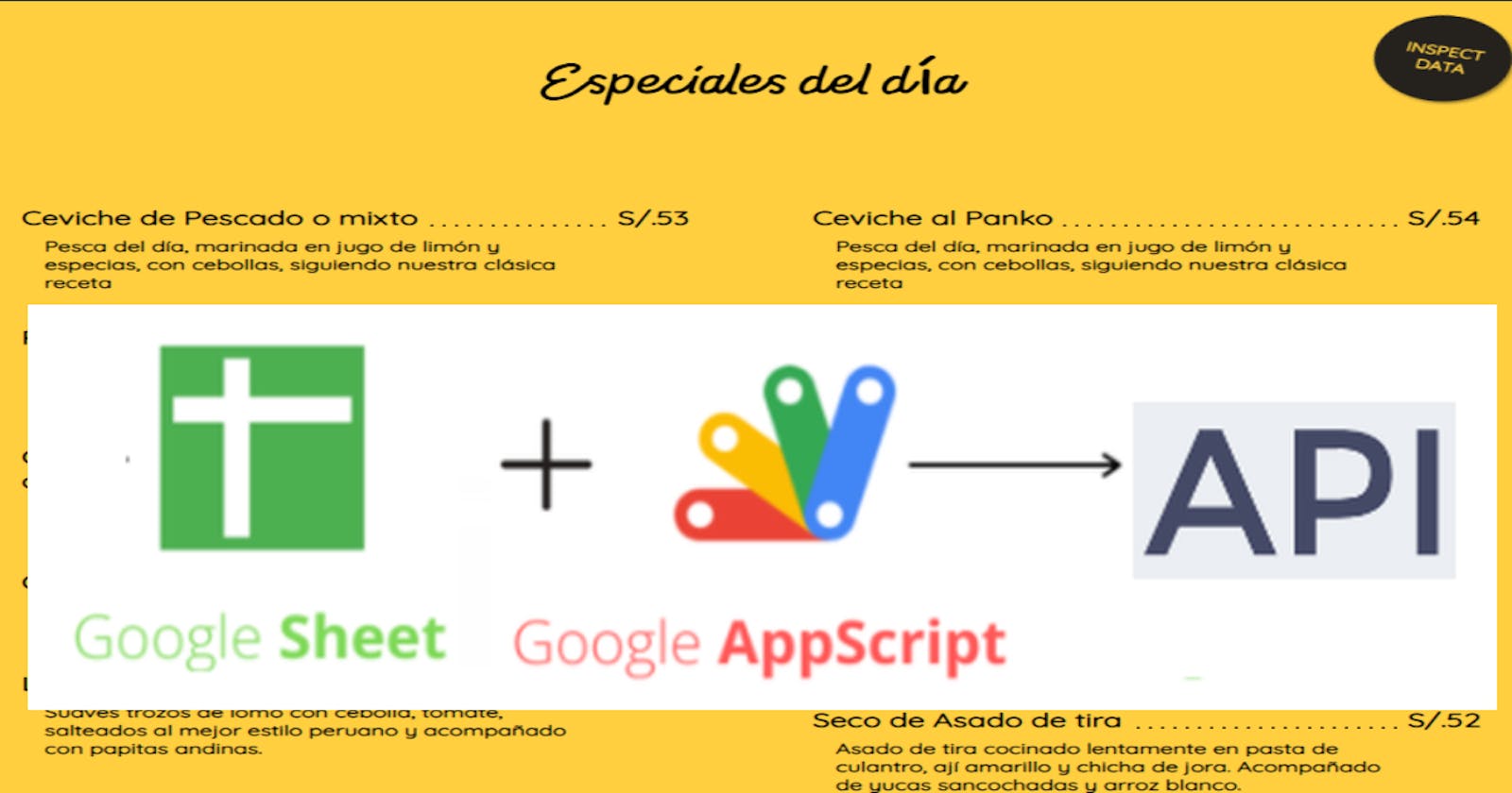 Web api with Google Sheet + AppScript