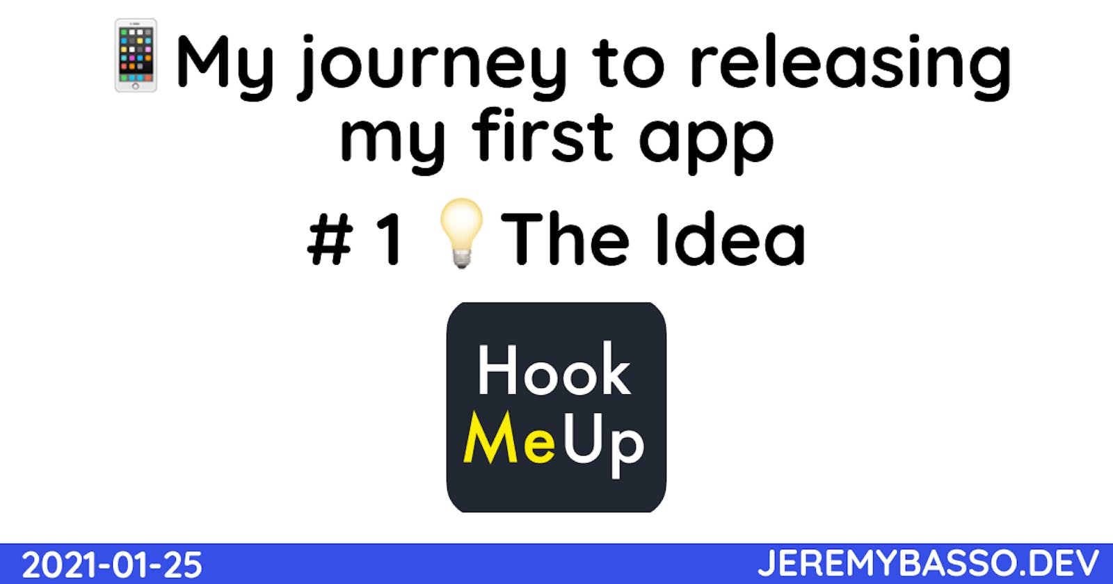 📱 My journey to releasing my first app - #1 💡The Idea