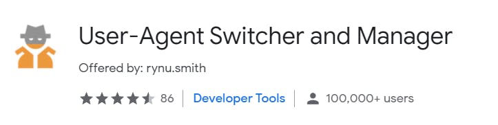 User-Agent Switcher and Manager Extension Logo