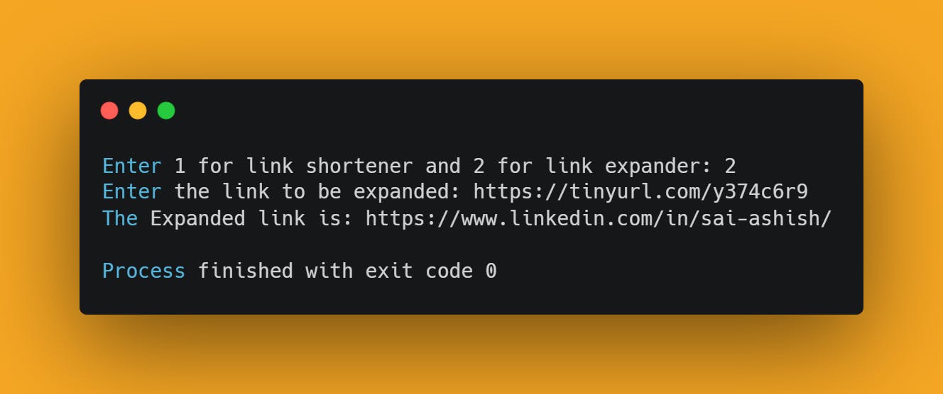URL Expander using python